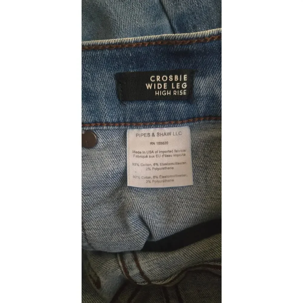 Veronica Beard Crosbie Wide Leg High Rise Ladies Jeans Size 25